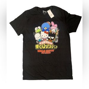 My Hero Academia Hello Kitty and Friends Medium T-Shirt NWT GWP of $25